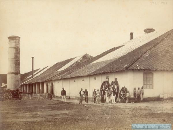 Pandjie Sugar Factory in Kapongan (Source: KITLV, No. 822063)