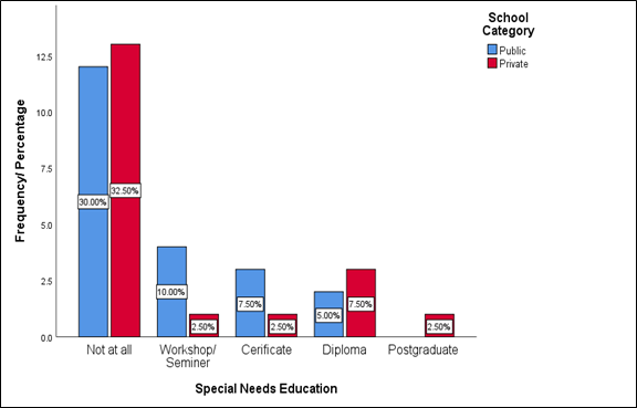 Level of Teacher Training in Special Needs Education