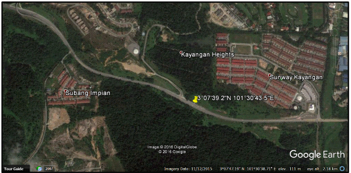 Figure 4: Location of Site